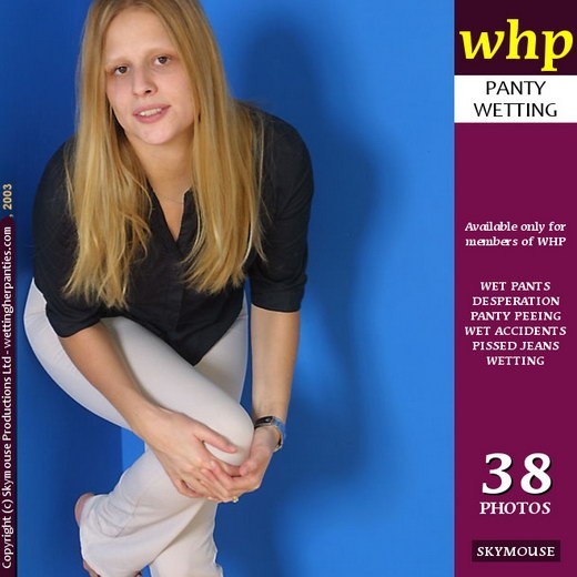 Traci - `Desperation And Wet White Pants` - by Skymouse for WETTINGHERPANTIES Traci - `Desperation And Wet White Pants` - by Skymouse for WETTINGHERPANTIES