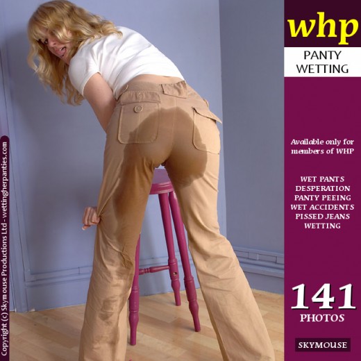 Starr - `Starr Darkens Her Pale Blue Panties And Tan Coloured Pants` - by Skymouse for WETTINGHERPANTIES Starr - `Starr Darkens Her Pale Blue Panties And Tan Coloured Pants` - by Skymouse for WETTINGHERPANTIES