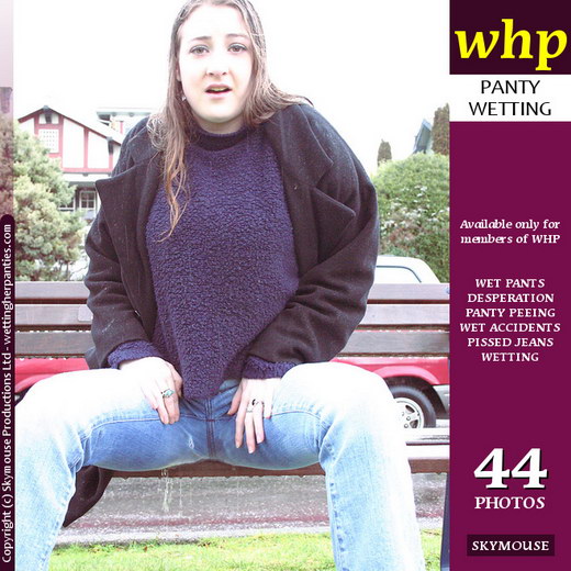 Sheila - `Sheila Sits On The Park Bench And Wets Her Jeans` - by Skymouse for WETTINGHERPANTIES Sheila - `Sheila Sits On The Park Bench And Wets Her Jeans` - by Skymouse for WETTINGHERPANTIES