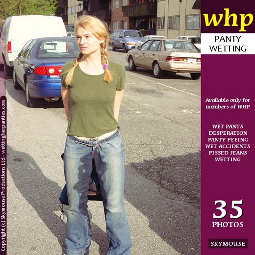 Kiara - `Kiara Pees Her Jeans In The Parking Stall` - by Skymouse for WETTINGHERPANTIES Kiara - `Kiara Pees Her Jeans In The Parking Stall` - by Skymouse for WETTINGHERPANTIES