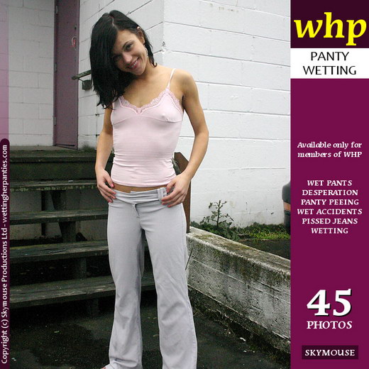 Mandy More - `Mandy More Wets Her Slacks In The Alley` - by Skymouse for WETTINGHERPANTIES Mandy More - `Mandy More Wets Her Slacks In The Alley` - by Skymouse for WETTINGHERPANTIES
