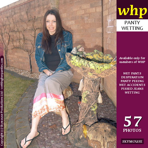 Angelina Croft - `Angelina Croft's Grey Pants Get A Good Soaking` - by Skymouse for WETTINGHERPANTIES Angelina Croft - `Angelina Croft's Grey Pants Get A Good Soaking` - by Skymouse for WETTINGHERPANTIES