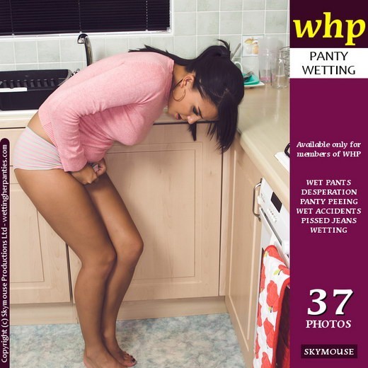 Sasha - `After A Long Hold Sasha Drenches The Kitchen Floor` - by Skymouse for WETTINGHERPANTIES Sasha - `After A Long Hold Sasha Drenches The Kitchen Floor` - by Skymouse for WETTINGHERPANTIES