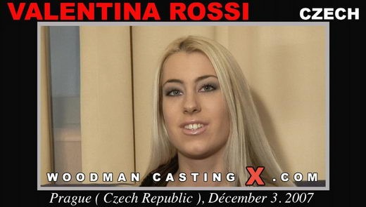 Valentina Rossi - `Valentina Rossi casting` - by Pierre Woodman for WOODMANCASTINGX Valentina Rossi - `Valentina Rossi casting` - by Pierre Woodman for WOODMANCASTINGX