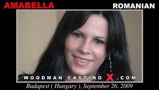 Amabella - `Amabella casting` - by Pierre Woodman for WOODMANCASTINGX Amabella - `Amabella casting` - by Pierre Woodman for WOODMANCASTINGX